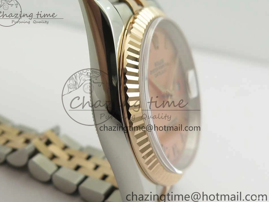 Jubilee RG Dial RG GMF SS 904 Wrapped on RG A2836 Roman Bracelet SS 36mm DateJust Wrapped 116231 0323